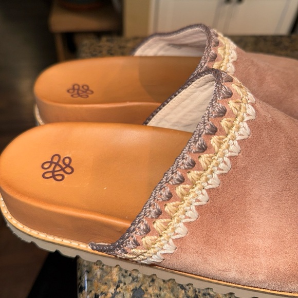 The Sak Bolinas Crochet Clogs Shores Shoes 10 - Picture 4 of 6